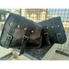 Motorrad Leder 2 Taschen Seite 1 Werkzeug Tasche Satteltaschen Sattel Packtaschen ( 3 Taschen)
