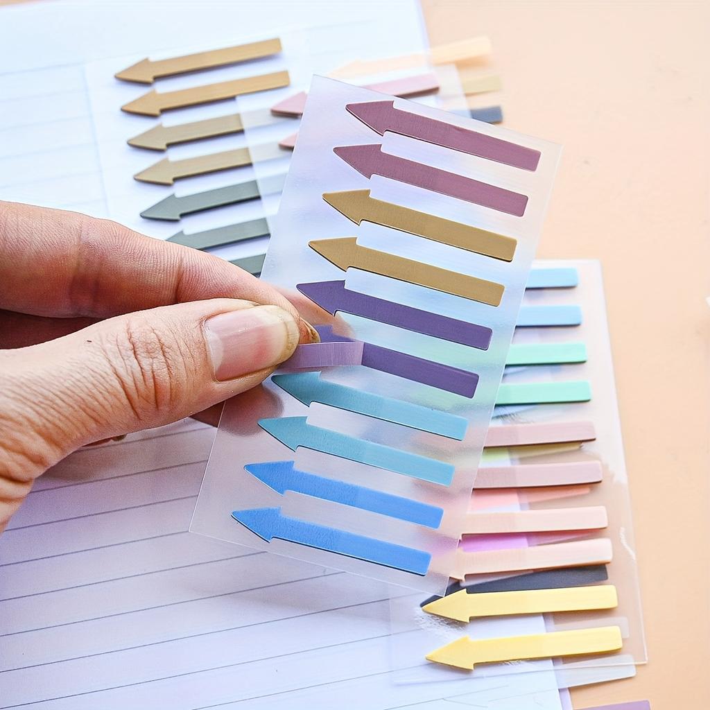 1Set of Gradient Color Arrow Index Labels for Student Notes, Highlighting, and Note Returns