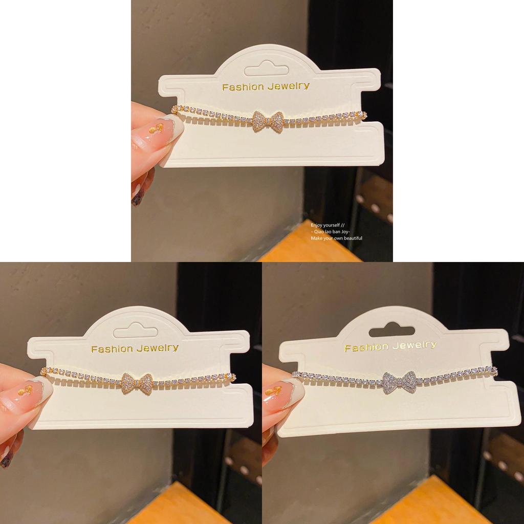 Elegant Zircon Butterfly Pendant Bracelet With Rhinestone Embellishments For Womens Fashion