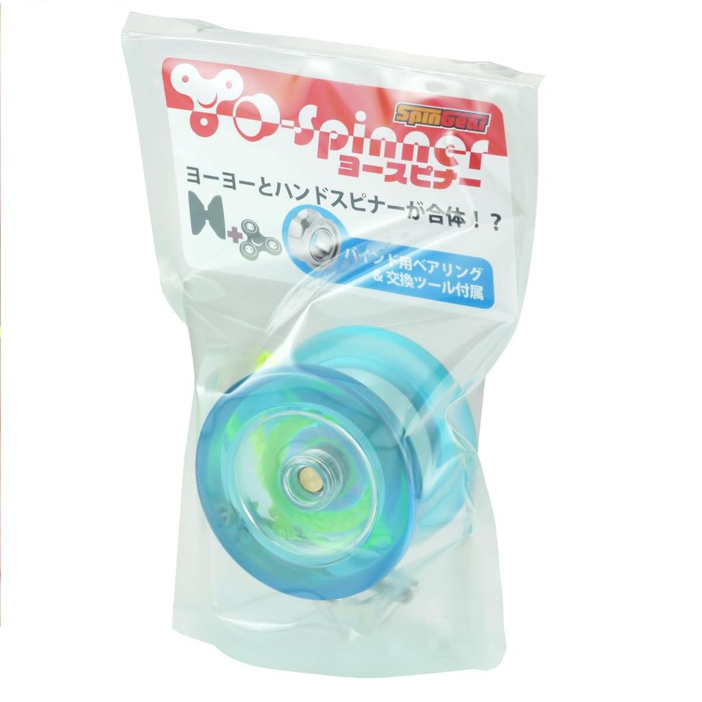 Spin Gear Easy-to-spin Yo-yo, Yo-Spinner (Aqua Blue)