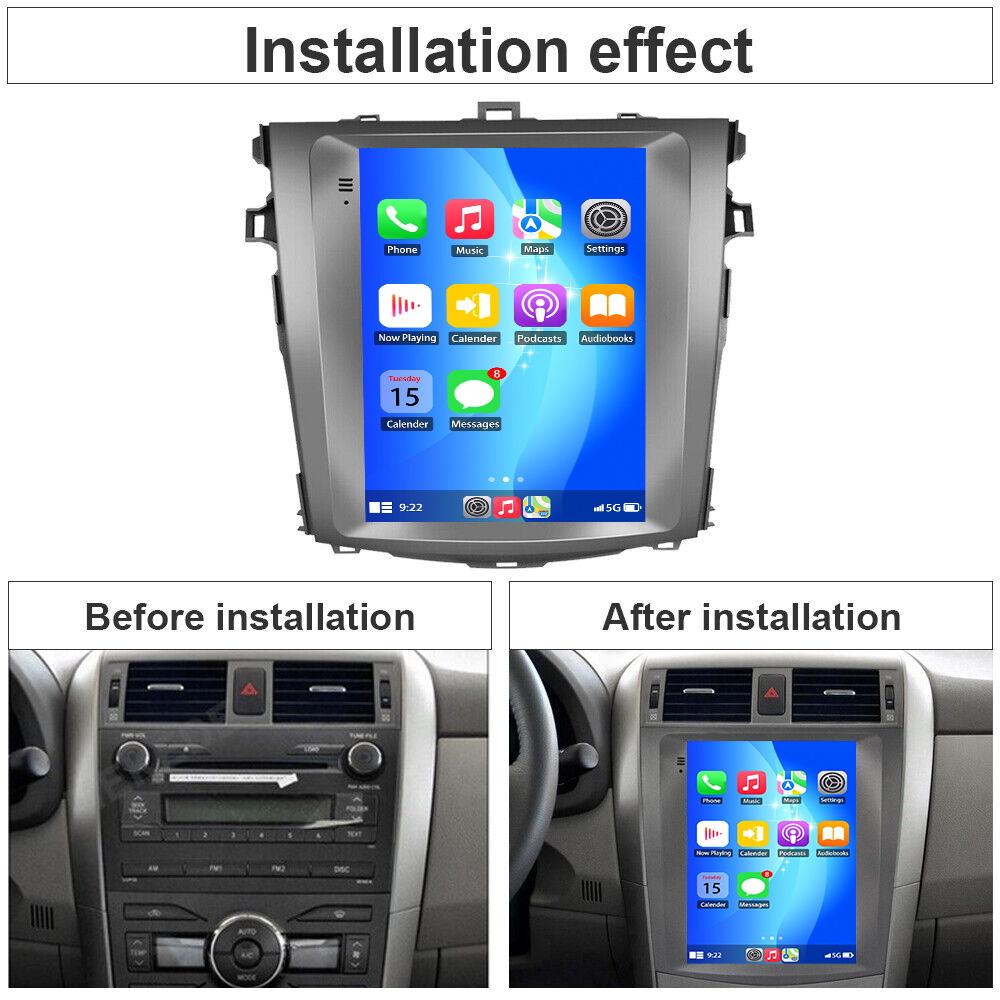 Reakosound 9.7" Android Car Stereo Radio for Toyota Corolla 2009-2013 Multimedia Player 2 Din DVD Autoradio Video CarPlay GPS Navi