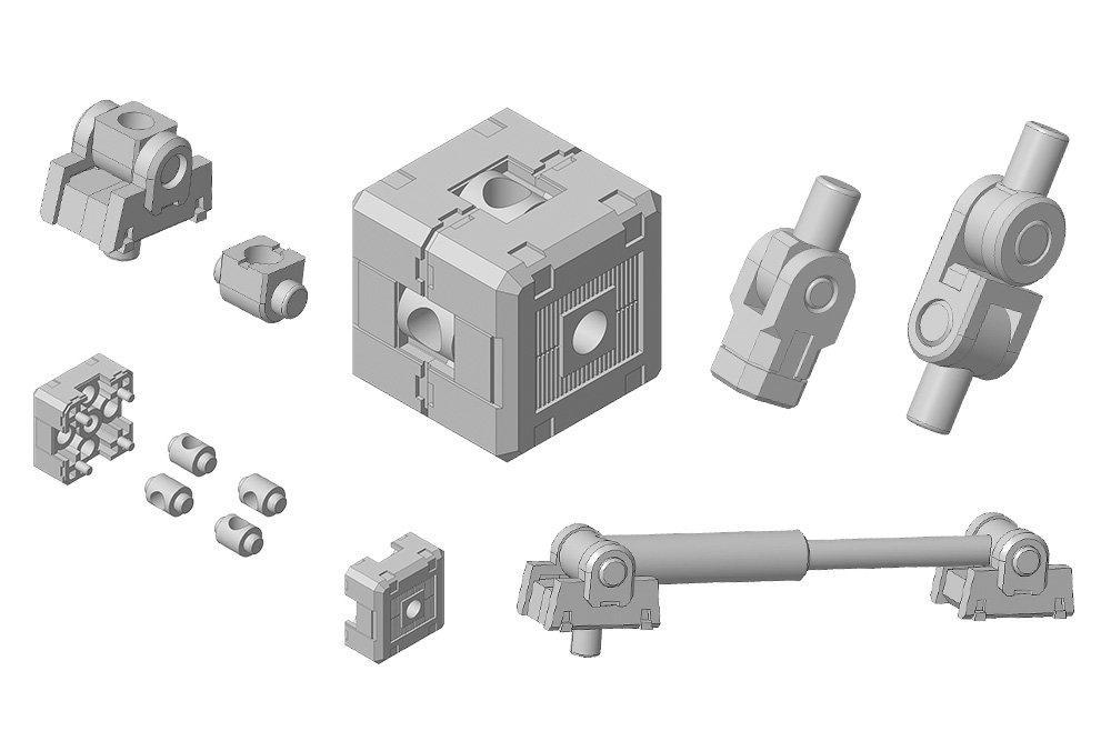 

Modeling Support Goods Mecha Supply 05 Joint Set A Non-Scale Plastic Model Kit Parts