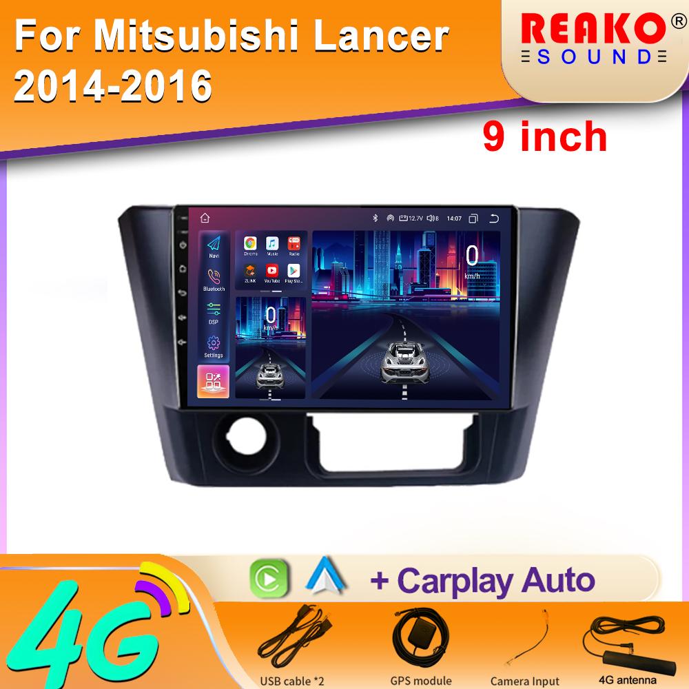 Android Car For Mitsubishi Lancer 2014-2016 Radio Auto Carplay Multimedia Head Unit GPS Navigation Screen Touch 2din DVD IPS