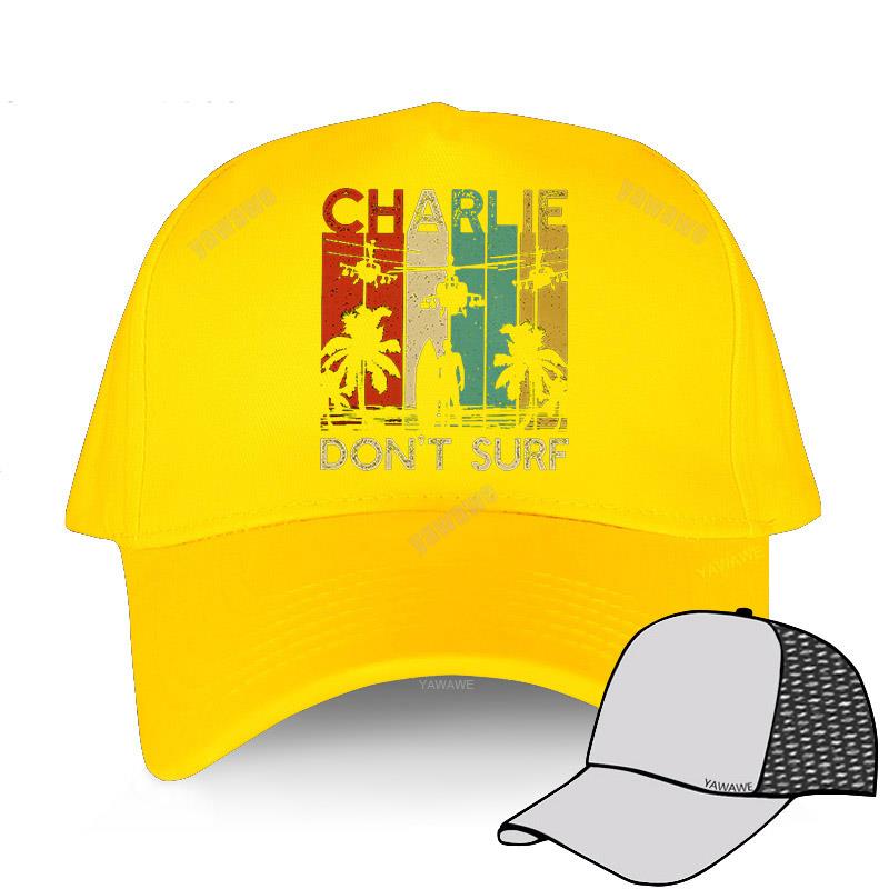 

Новое поступление, однотонные бейсболки, мужские летние дышащие кепки для гольфа, модная брендовая кепка для подростков Charlie Don t Surf, женские шапки для отдыха Adjustable