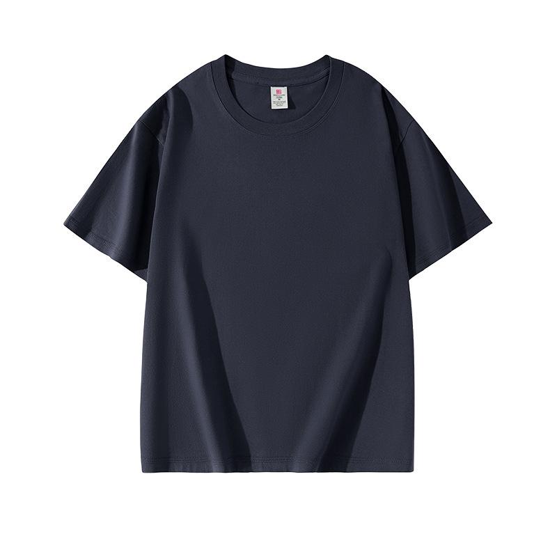 VEZFAA Women's Fashion Casual Solid Color Print Summer Spring Short Sleeve O-Neck Blouses & Shirts