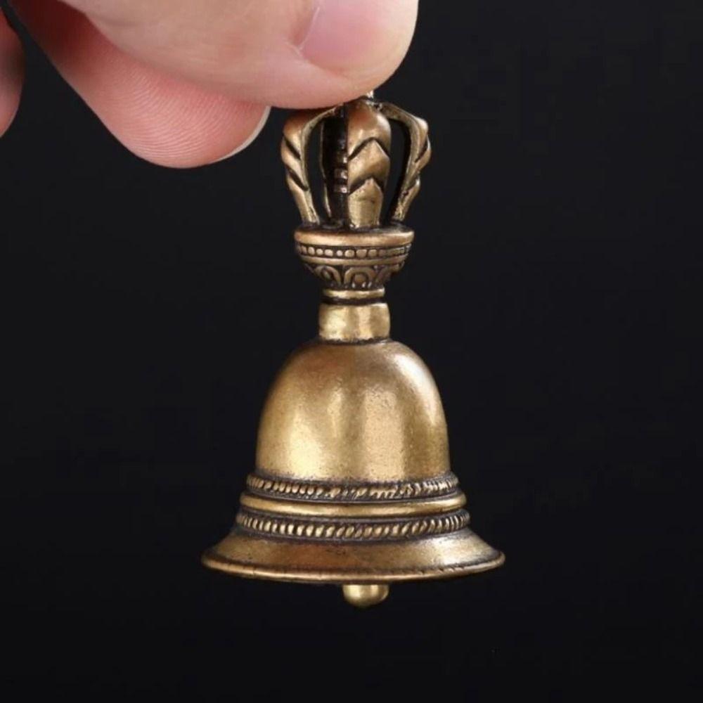 Bronze Die-casting Handicraft For Decoration Wind Bell Brass Bell Car Pendant Demon Subduing Bell