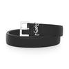 Saint Laurent 634440 Dti0e 1000 Cassandra Monogram Square Silver Belt