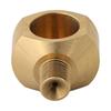 High Temperature Resistant 1/8Inch BSPP Fitting with Rubber Seal Brass Pipe Connector for Industrial and Home Use