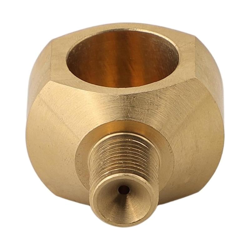 High Temperature Resistant 1/8Inch BSPP Fitting with Rubber Seal Brass Pipe Connector for Industrial and Home Use
