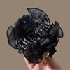 Spring/Summer Elegant Mesh Flower Beaded Hair Claw Clip for Women