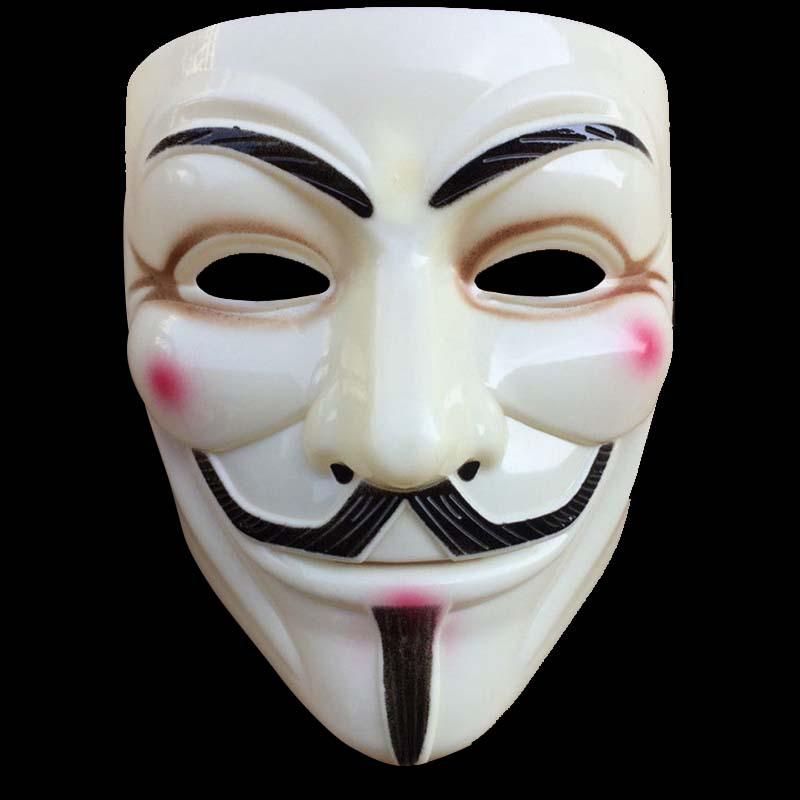 V for Vendetta Full Face Men's Halloween Ghost Mask