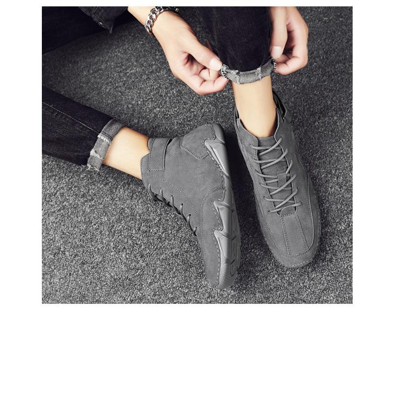 Pánská volnočasová obuv, Kotníkové boty, Venkovní volnočasové pánské boty, Pánská obuv