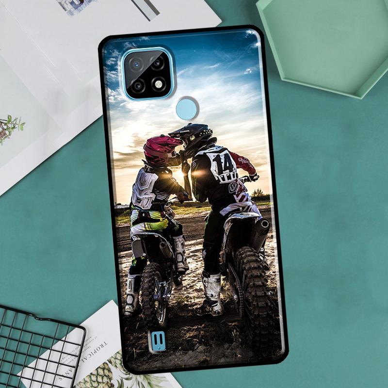 Moto Cross Motocicletă Sport pentru OnePlus 10 Pro 9 Pro 8T 9R Nord2 Husă pentru Realme 9 8 Pro 8i 9i C35 GT Neo 2 3 Master