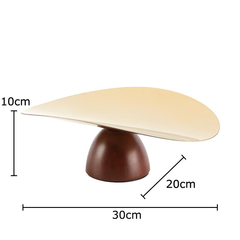

Solid Wood Base Fruits Bowl Gold Plated Storage Tray Breakfast Plates Hotel Restaurant Fruit Plate Home Kitchen Dessert Cutlery