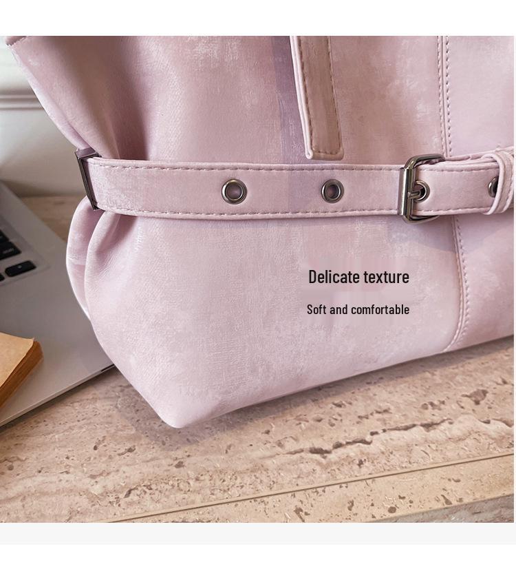 2026 New Style Korean Women's Daily Commute Bag - Fashionable Large Capacity Single Shoulder Tote