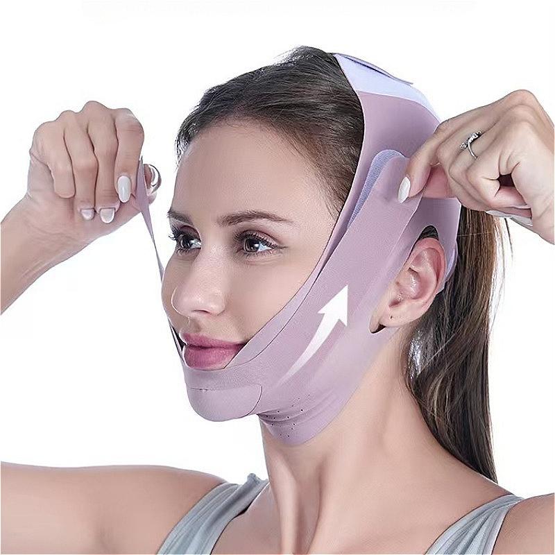 Women Face Slimming Bandage Breathable Chin Cheek Lift Up Belt V Line Face Shaper Lifting Strap Facial Massager Skin Care Tools
