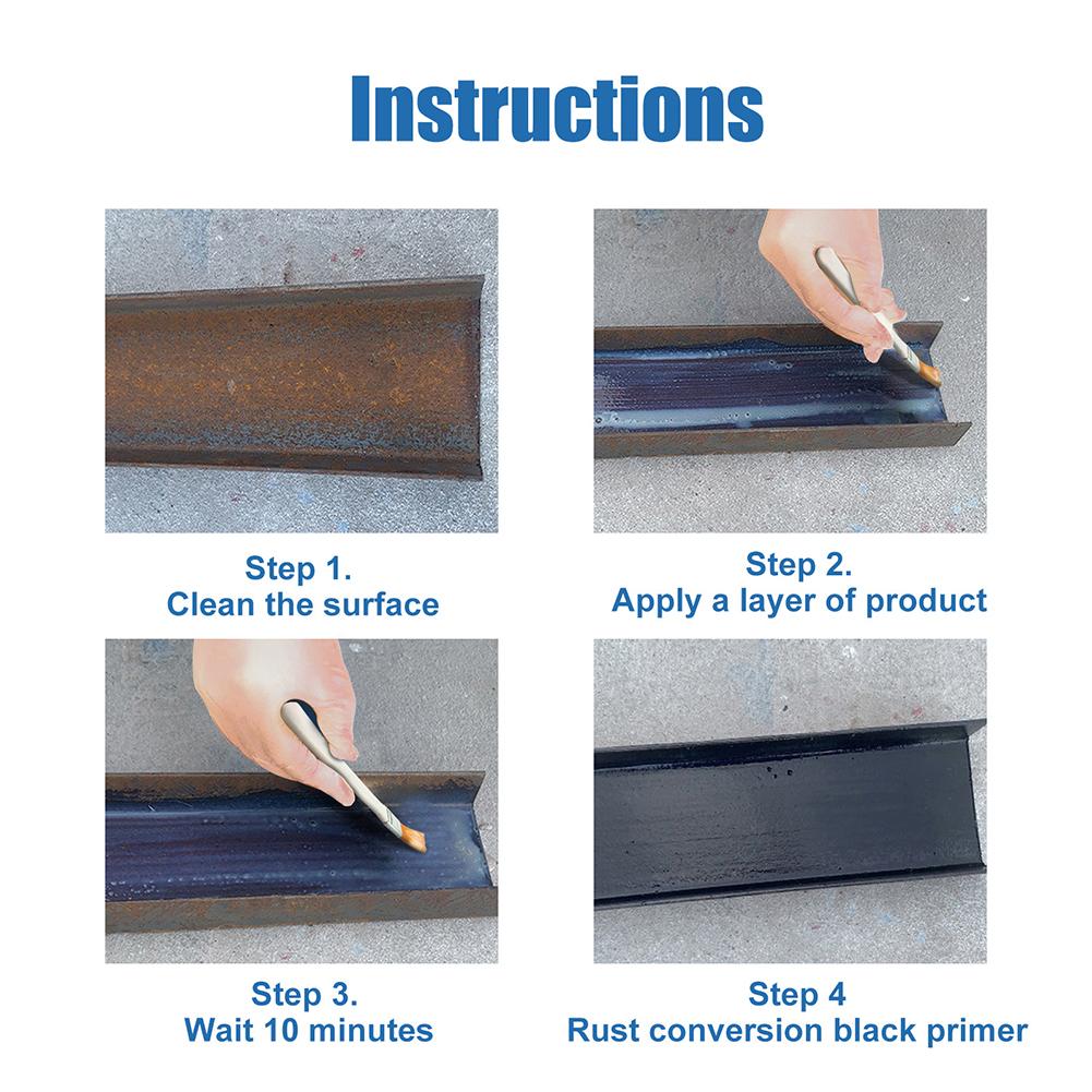 Car Metal Anti-Rust Rust Remover Spray with Brush Iron Paint Clean Sprayer