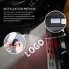 2PCS For JAC Geely Emgrand Atlas GC6 GC9 EC7 Refine J2 J3 J5 Logo LED Car HD Door Light Courtesy Projector Lamp USB Rechargeable