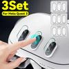 For Meta Quest 3 VR Lens Protector Tempered Glass HD Transparent Anti-scratch Protective Film for Meta Quest3 Accessories 4