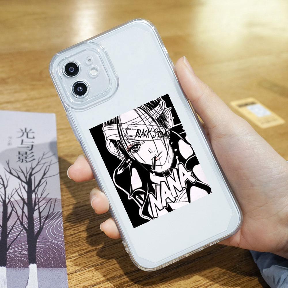 Japan Anime Nana Oosaki Phone Case For iPhone 17 16 15 11 12 14 13 Pro Max Mini X XR 7 Plus SE 17E Shockproof Transparent Cover
