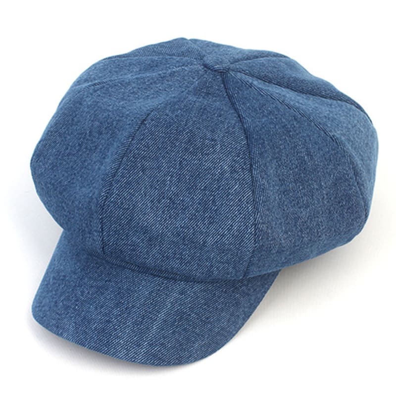 Universal chemistry Denim Belted Newsboycap