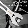 Double Head Wrench 45# Steel Spanner Hand Tool Adjustable Size Ranging For Long Time Use in Various Applications