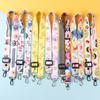 Id Card Lanyard, Heat Transfer Retractable Oblique Strap, Mobile Phone Lanyard, Tag Bag, Pendant Satchel.