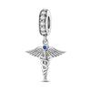 Inlaid Zircon Charm Bead Charms copper Color Love Heart Snake Dangle Compatible With Authentic Pandora Bracelets Charm Bead Charms Pendant Jewellery