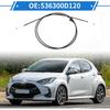 Hood Release Cable No.536300D120 Hood Latch Cable for Toyota Yaris 2008-2011 1 Pcs