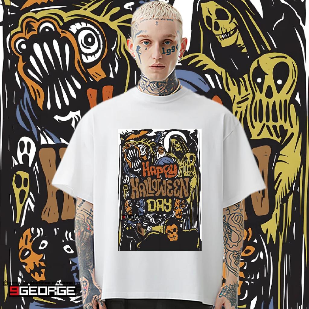 Loose Oversized Tshirt Vintage Classic Hip Hop Shirt Graphic Printing Cotton T Shirt Outdoor Style Men Woman Clothes DIY