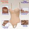 Body Donna Senza Spalline Taglie Forti Controllo Pancia Modellante Per Sotto Vestito