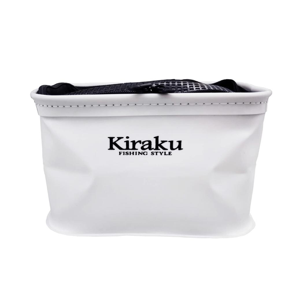 Sasame Needle SAT90 Oniraku Smelt Bucket Mini II White 22cm X 13cm X 12cm