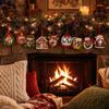 Bulk Set Christmas Photo Frame Hanging Rope DIY Pendant Decoration  For Dinner Party