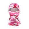 Camouflage Cycling Face Guard Neck Gaiter UV Protection Breathable Outdoor Motorcycle Helmet Liner Bandana Balaclava Neck Scarf Face Shield