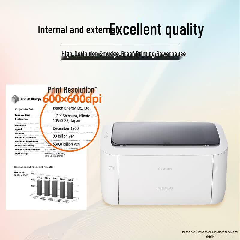 Canon LBP6018L A4 Black and White Laser Printer CN plug (adapter included)