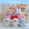 Enchanting Bunny Plush Keychain Doll Dreamy Cute Soft Toy Vibrant Colors 18cm