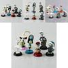 Nightmare Before Christmas Jack Skellington Figurines Set For Play Or Display