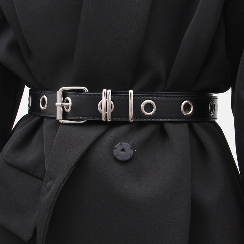 Punk Womens Unique Fashion Uniform Accessory Including Fashionable Chain Waist Belt And Bag Compact