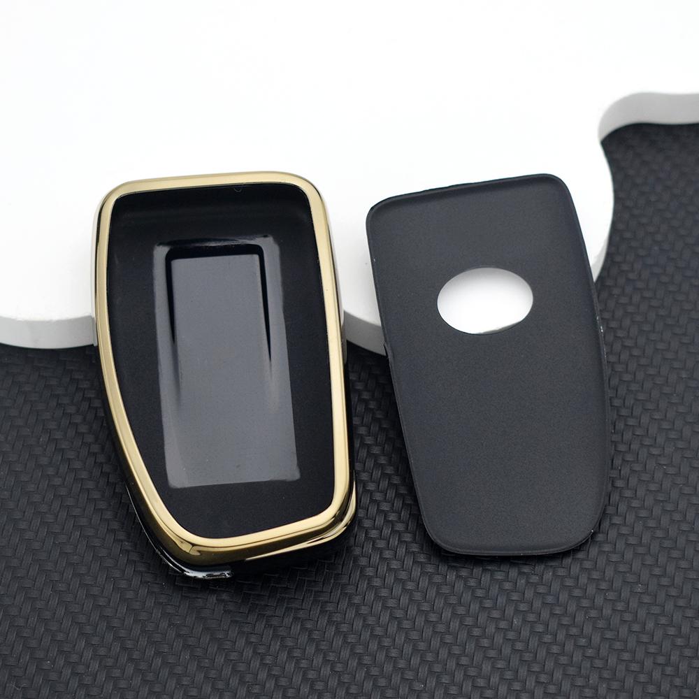 TPU Anti-scratch Car Key Case Cover for Lexus ES300h ES350 RX350 RX450h NX300 NX300h IS250 IS300h GX460 LX570 Shell Fob Holder
