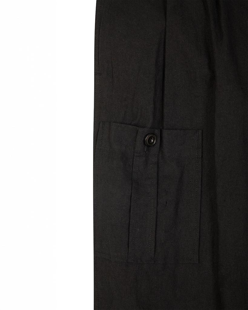 Sinkia Linen Utility Wide Trousers Black
