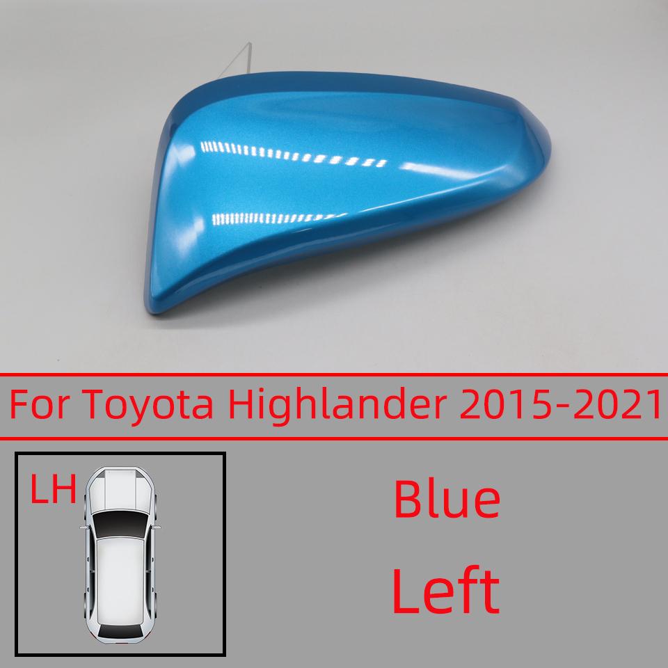 Car Rearview Mirror Cover Cap For Toyota Highlander 2015 2016 2017 2018 2019 2020 2025 Door Outside Wing Housing Shell Hood Lid