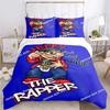 3D Print Cartoon SML Jeffy Bedding SetDuvet Cover Comforter Bed Set Quilt Cover PillowcaseKing Queen Twin Size Boys Girl Adult