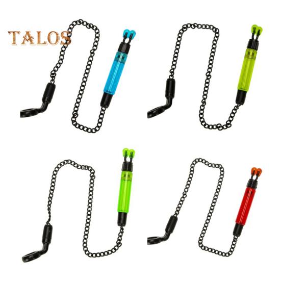 2 pezzi di allarme per la pesca alla carpa, catena portatile, leggero, indicatore di abboccata per pesci, gancio di avviso per acqua dolce, acqua salata, accessori per la pesca all'aperto