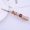 Headgear Spring And Summer High-End Hairpin, Women'S Adult Hairpin Alloy Paint Summer Disc Hair Ponytail Horn Clip