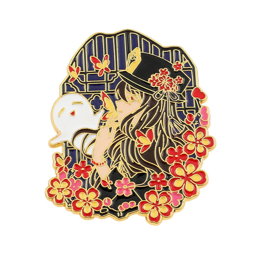 Anime Brooch Badge Cartoon Character Pendant Accessories