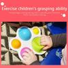 Dimple Simple Baby Sensory Toy Silicone Flipping Board Brain Educational Teasers