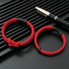 2Pcs Handmade Infinity Knot Men Bracelet Top Grade A 4mm Braided Cord 6 Color Options Daily Casual Jewelry Wrist Accessories