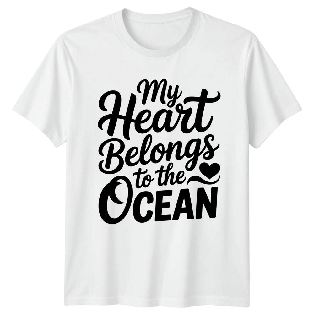 My Heart Belongs To The TShirt Beach Life Ocean Birthday Gift For Him And Her S