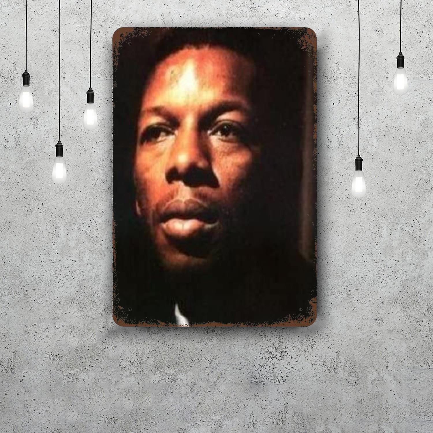 

Ornette Coleman Metal Signs wall decor Vintage Tin Signs Captain Metal Poster Decor for Bar Pub Club Wall Decoration 20x30cm（7.8x11.8inch）