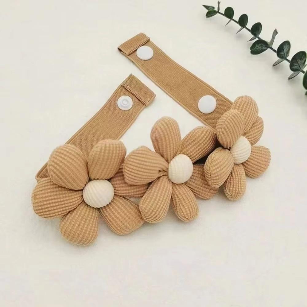1 PCS Flower Shape Curtain Tieback Elastic Band Curtain Rope Holders  Kids Room